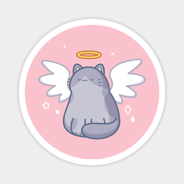 Angelic Cat Magnet by Everything A Cat